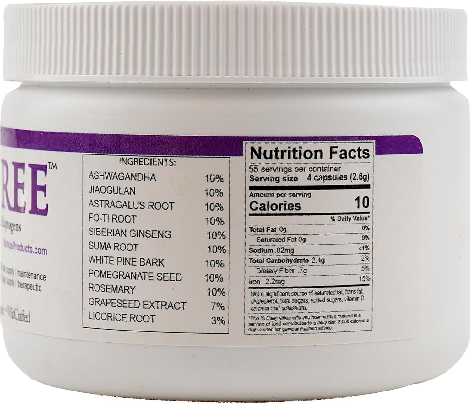 Age-Free Antioxidant & Adaptogen Capsules with Tocotrienols, B Complex, Ellagitannin, Ashwagandha - Boost Body Force