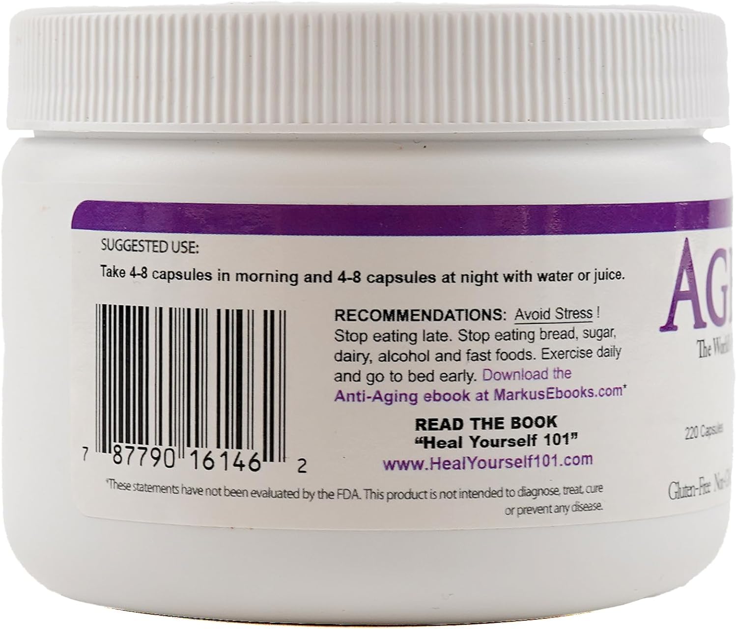 Age-Free Antioxidant & Adaptogen Capsules with Tocotrienols, B Complex, Ellagitannin, Ashwagandha - Boost Body Force