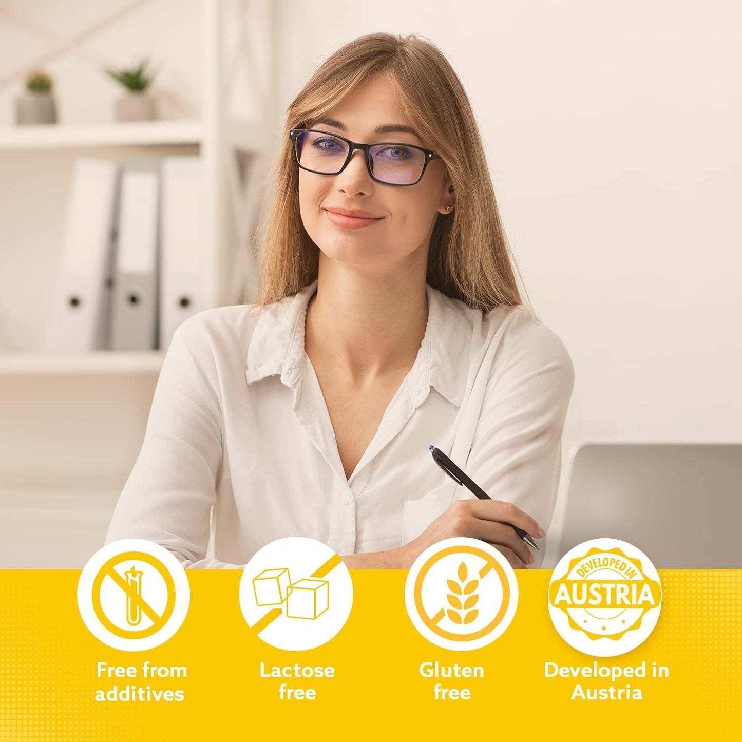 Age-Related Eye Health Supplement with Lutein, Zeaxanthin & Ginkgo Biloba for Dry Eye Relief and Improved Eyesight, Ideal for AMD Support