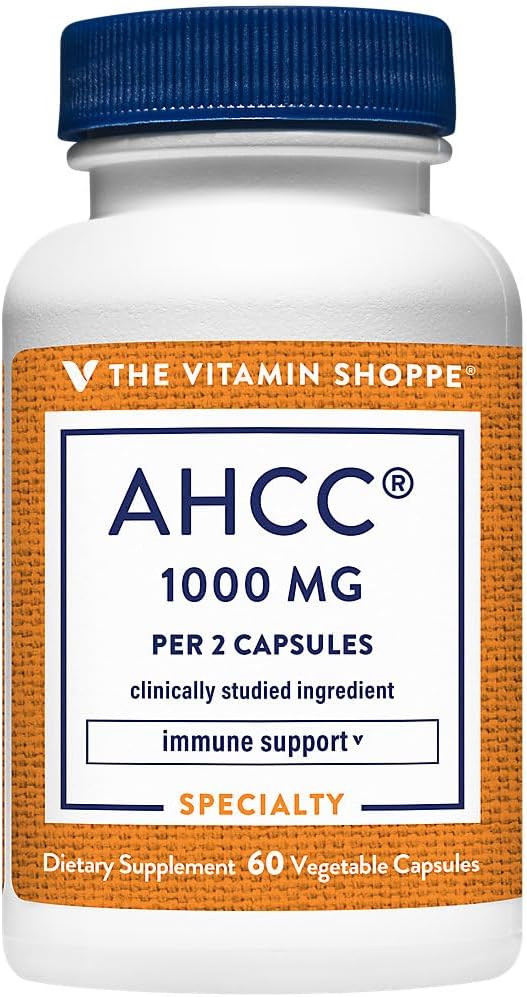 AHCC - 500 MG Veggie Capsules for Immune Support - 60 Count