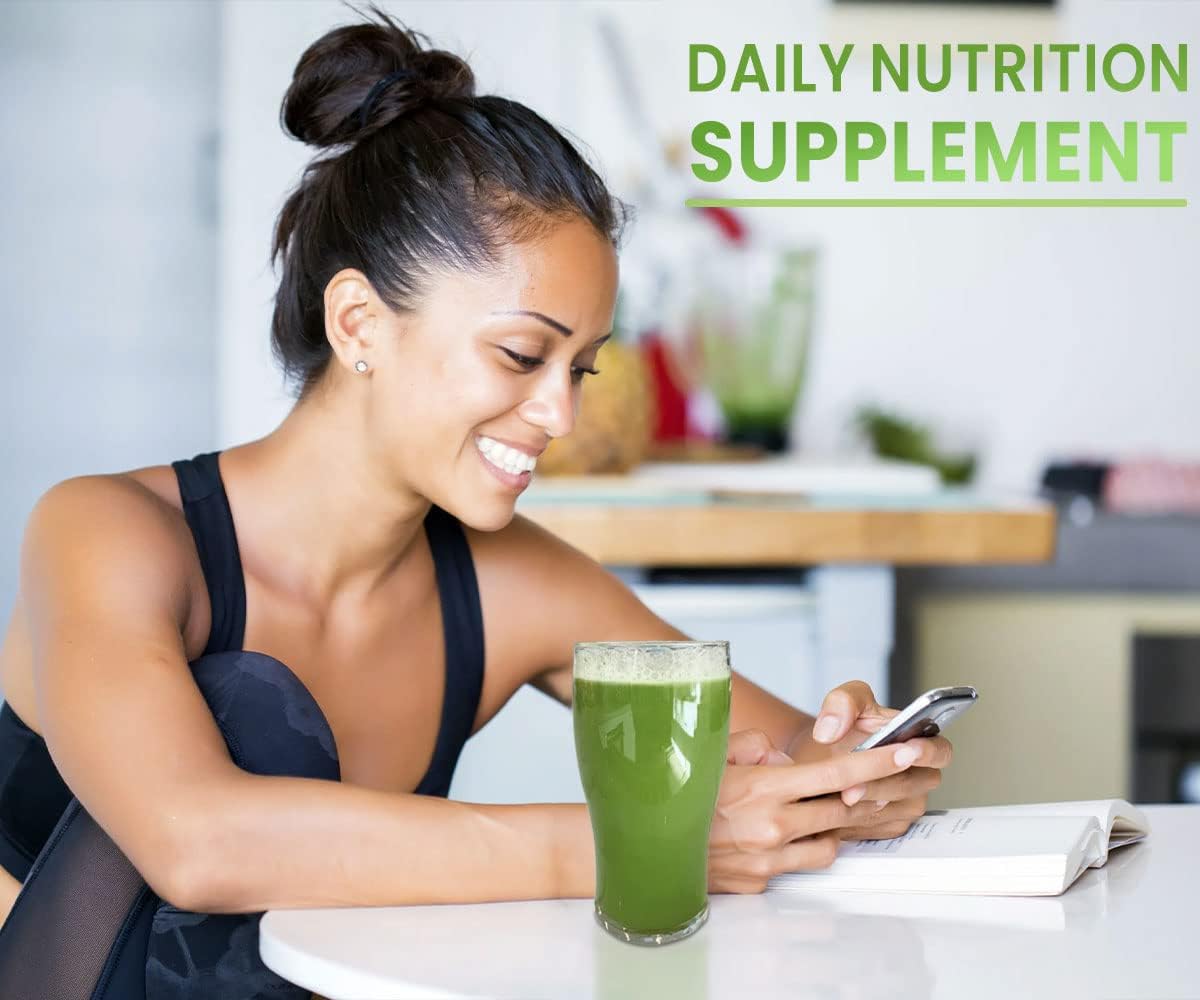 AKI Organic Superfood Blend & Marine Phytoplankton Powder for Veggie Smoothies - Plant-Based Proteins to Boost Greens and Vitamins | Vegan & GMO-Free