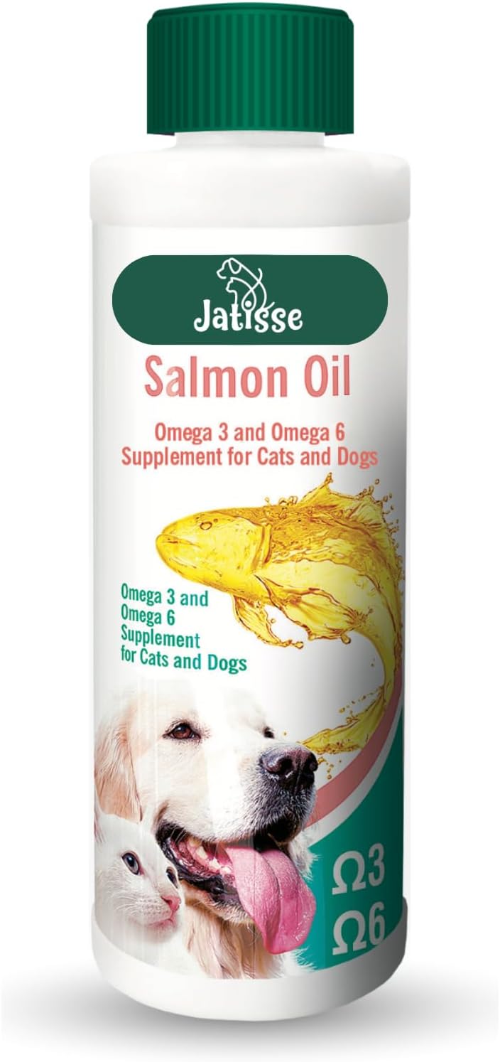 Alaskan Salmon Oil for Pets 8.45 fl.oz. - Omega-3 & Omega-6 Fatty Acids for Healthy Skin & Coat, Joint Support, Natural Allergy Defense