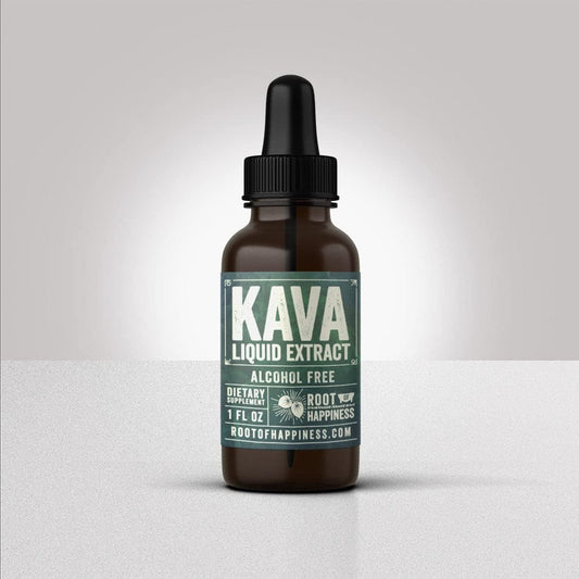 Alcohol-Free 1oz Liquid Kava Extract for Happiness Boost