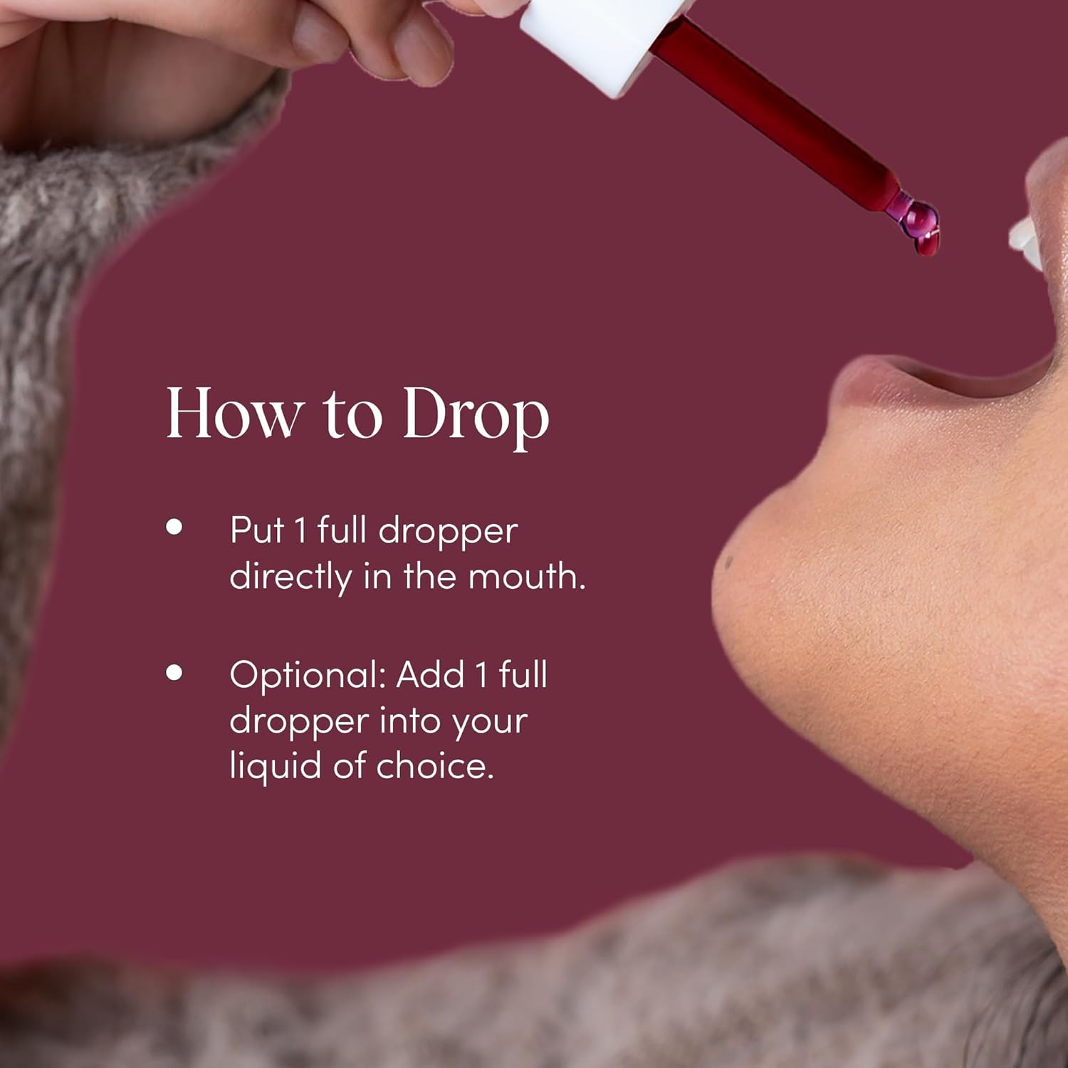 Alcohol-Free Red Wine-Inspired Herbal Supplement Tincture - 100 Servings, Vegan & Gluten-Free