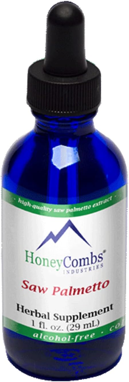 Alcohol-Free Saw Palmetto Liquid Extract for Urinary and Reproductive Health - 1 Fl Oz