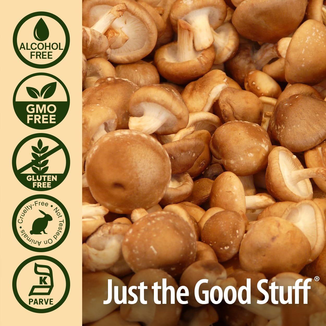 Alcohol-Free Shiitake Mushroom Extract for Health and Wellness - 1 fl oz