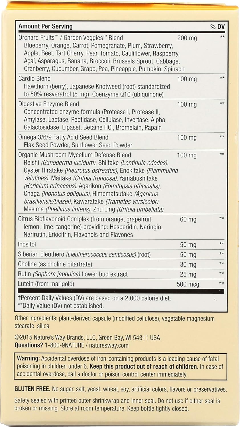 Alive! Max 6 Daily Multi-Vitamin 90 Veg Capsules by Nature's Way - Essential Daily Nutrition
