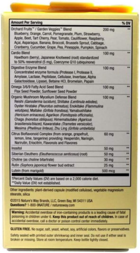 Alive! Max 6 Daily Multi-Vitamin 90 Veg Capsules by Nature's Way - Essential Daily Nutrition