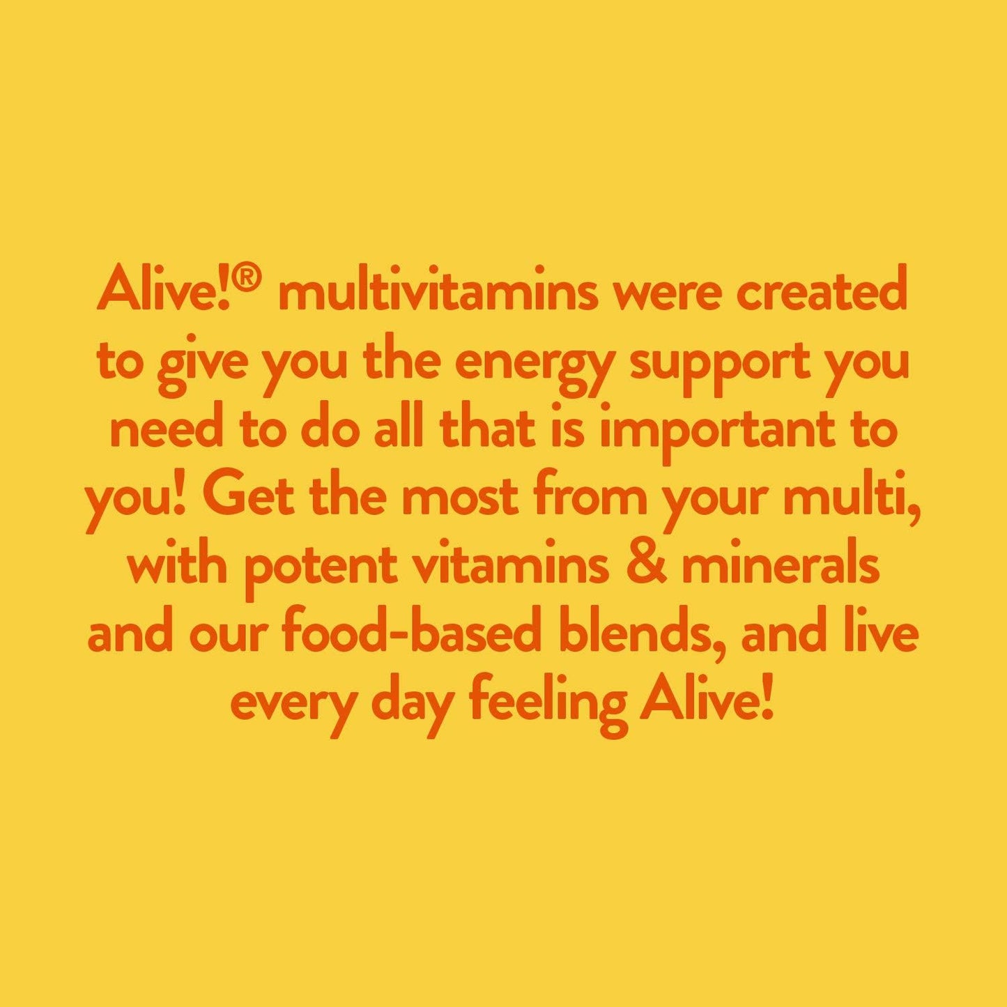 Alive! Max3 Potency Multivitamin with Ultra B-vitamins for Energy Metabolism - 90 Tablets