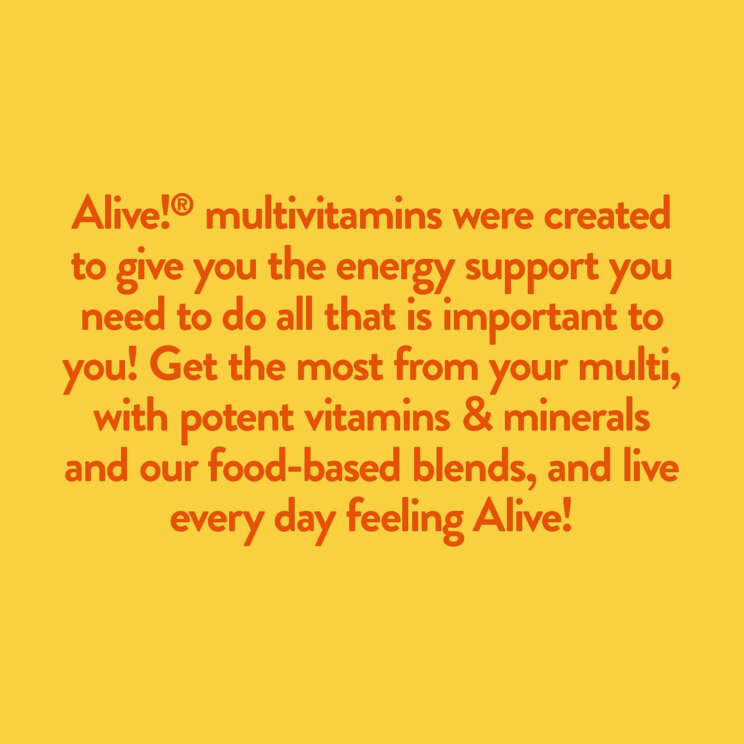 Alive! Max3 Potency Multivitamin with Ultra B-vitamins for Energy Metabolism - 90 Tablets