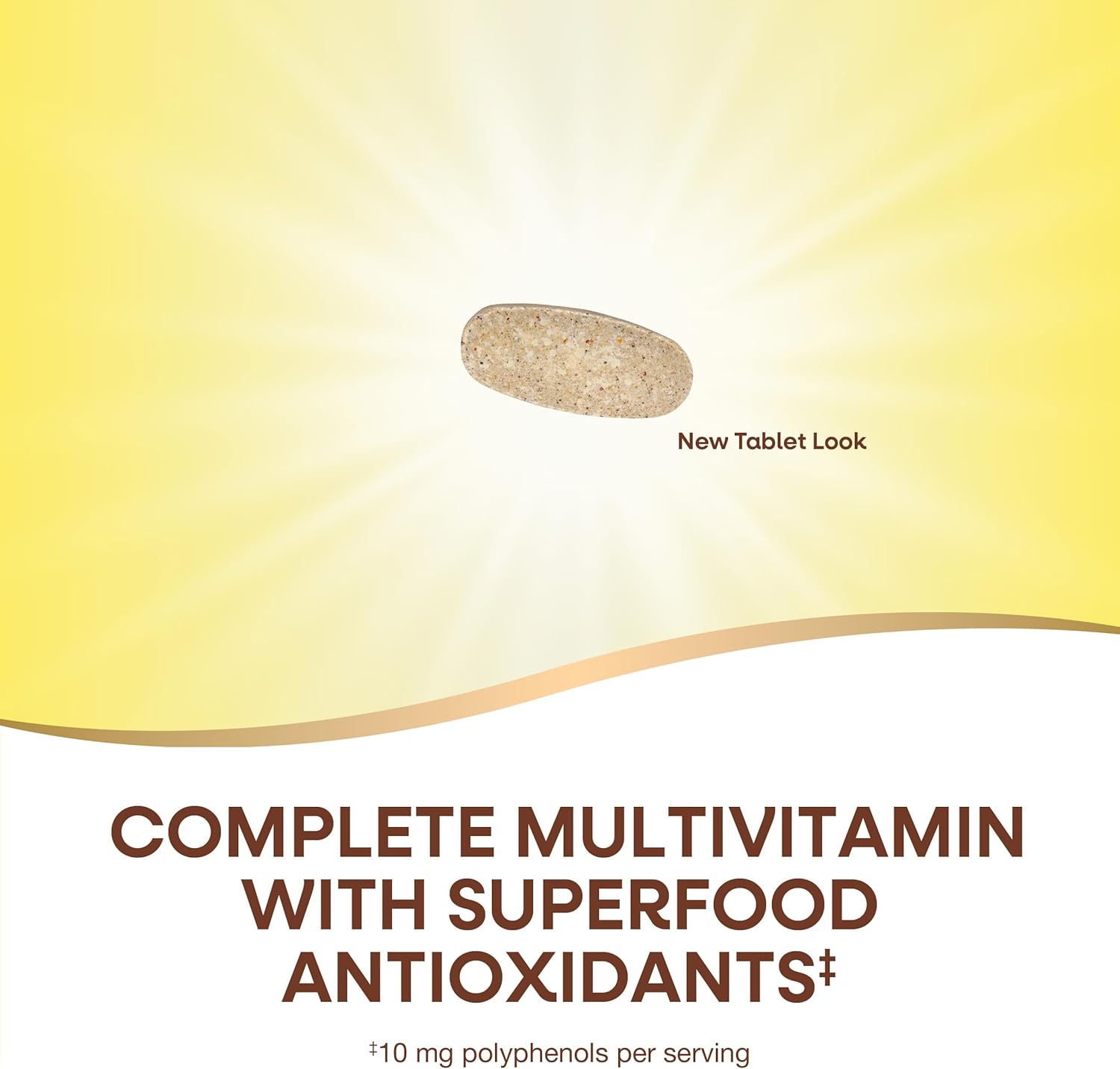 Alive! Men's Complete Multivitamin for Energy & Muscle Function, B-Vitamins, Superfood Antioxidants - Gluten-Free, 50 Tablets