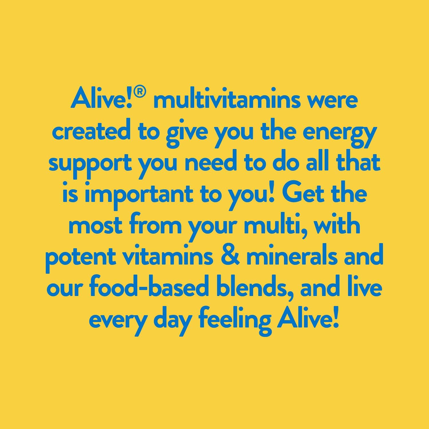 Alive! Men’s Max3 Potency Multivitamin with Methylated B12 and Folate, 90 Tablets - Supports Energy, Heart, and Muscle Function - Gluten-Free