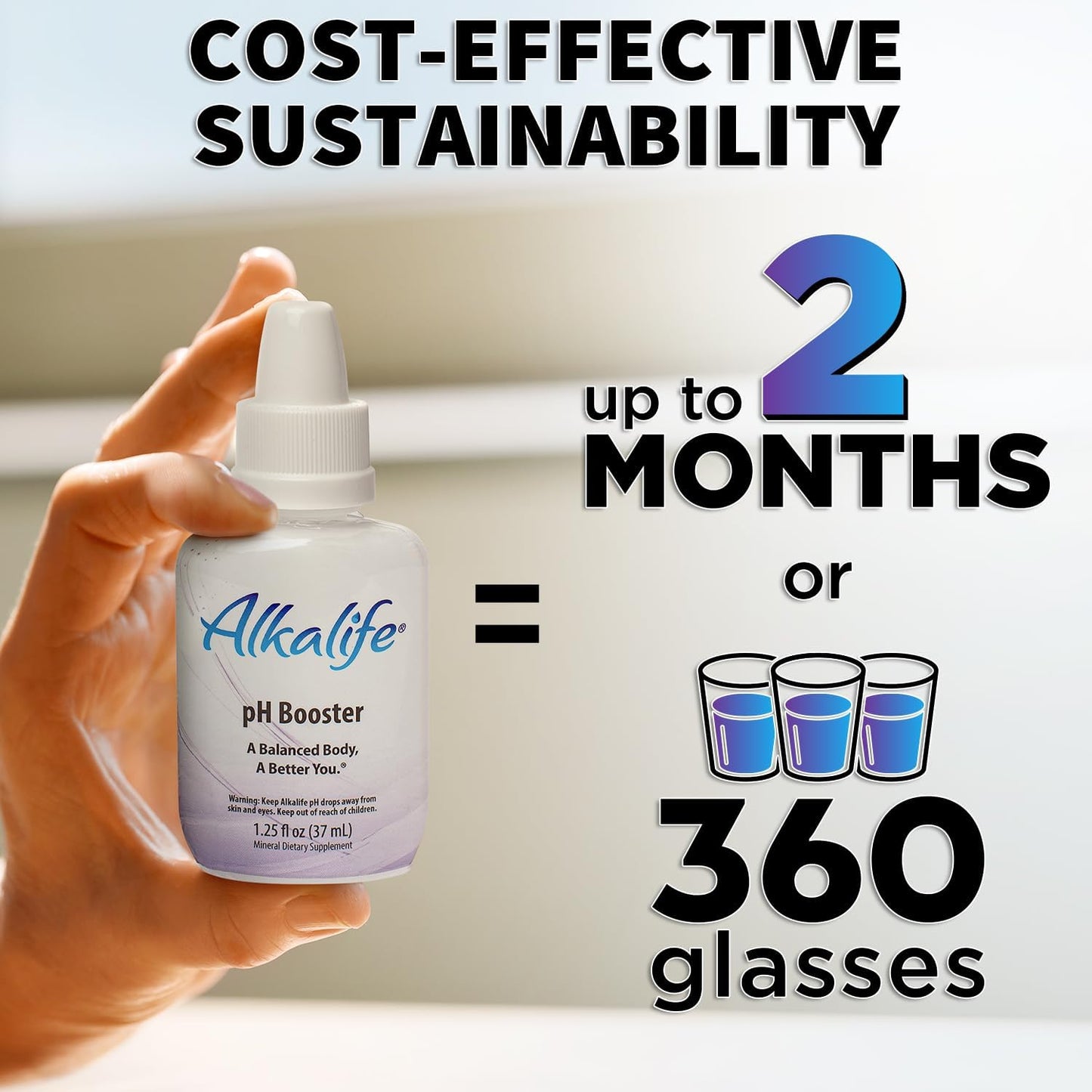 Alkalife Alkaline Water Drops with Patented pH Booster, Minerals & Electrolytes - 3 Pack for pH Balance, Immune Support, and Peak Performance