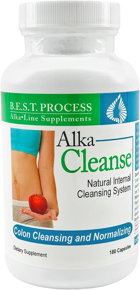 Alkaline Herbal Detox Cleanse with Psyllium Husk, Probiotics, Enzymes & Herbs for Colon Health & Digestion