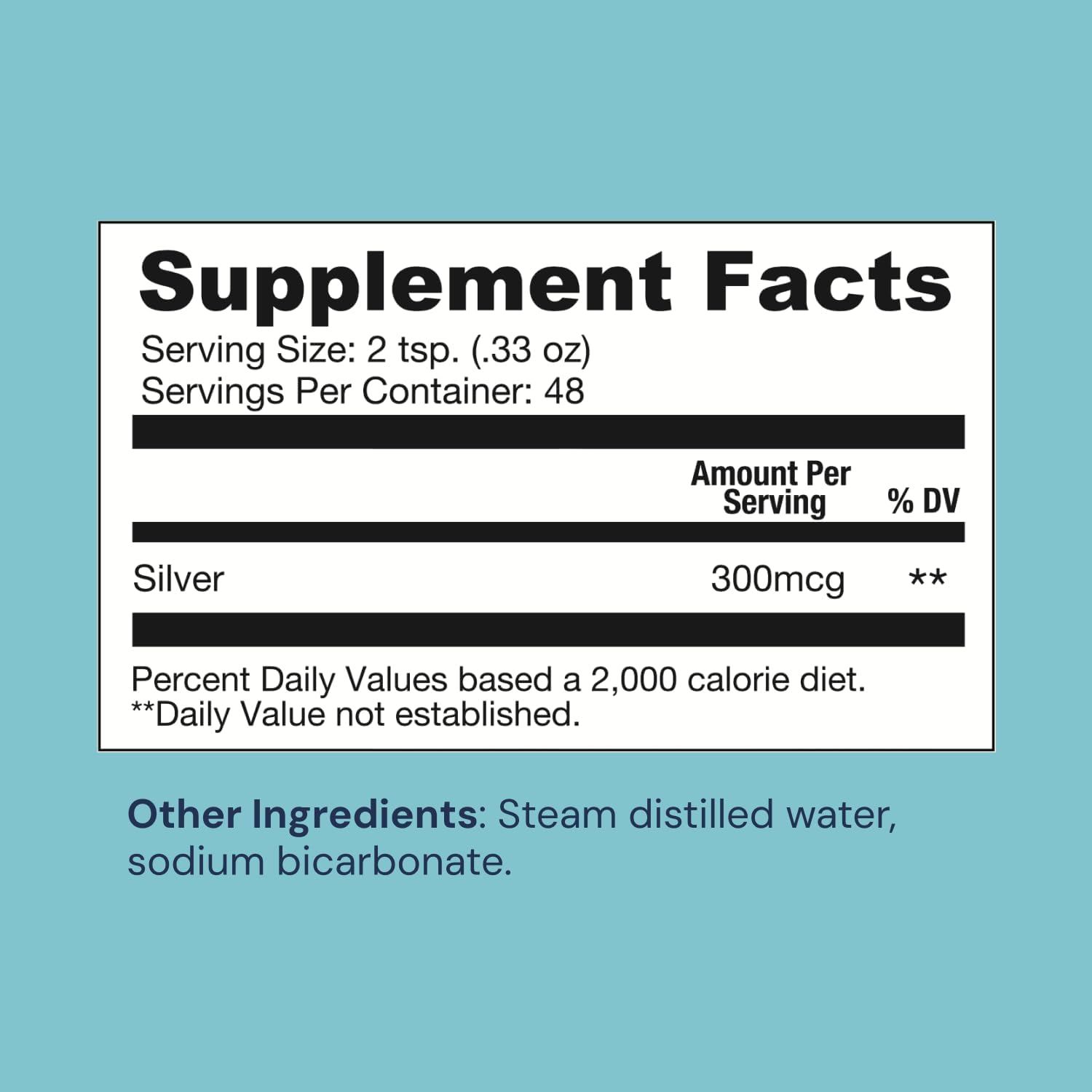 Alkaline Structured Colloidal Silver Liquid 30 PPM for Immune Support - pH Balanced 16 oz Solution for Gut Health