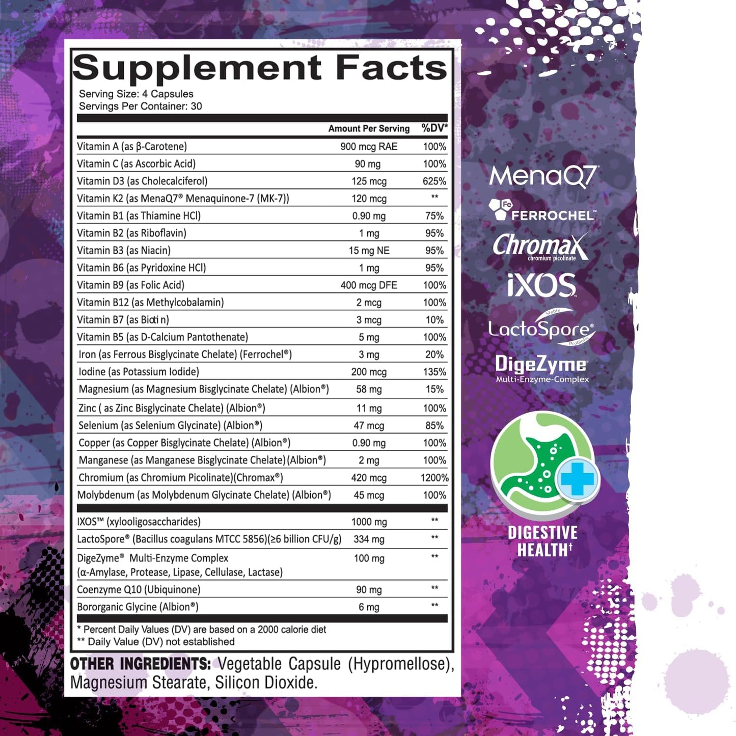 All-in-One Softgel Multi-Vitamin with Probiotics, Prebiotics, and Digestive Enzymes for Gut Health, 120 Count