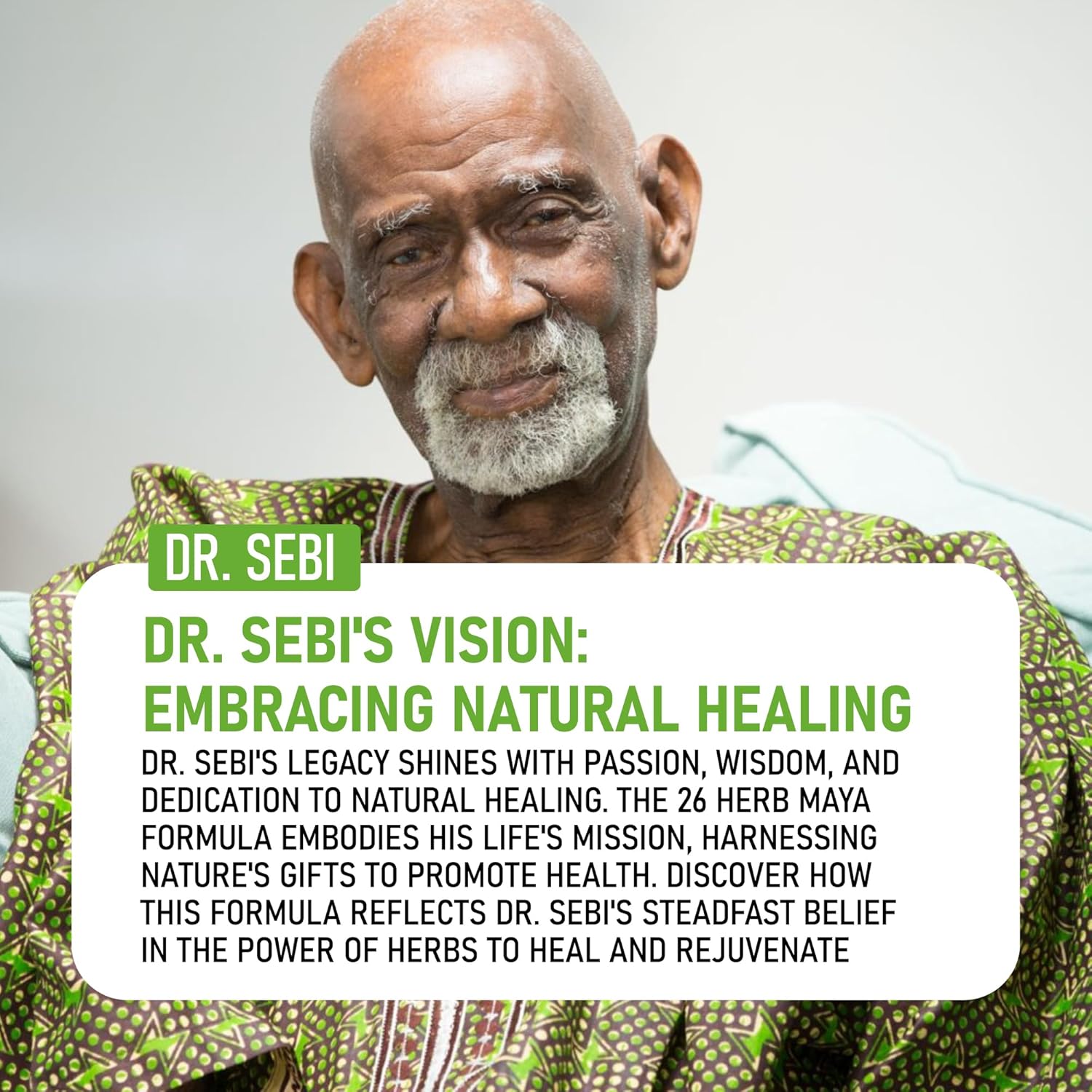 All-Natural 26 Herb Dr. Sebi Maya Formula for Holistic Wellness