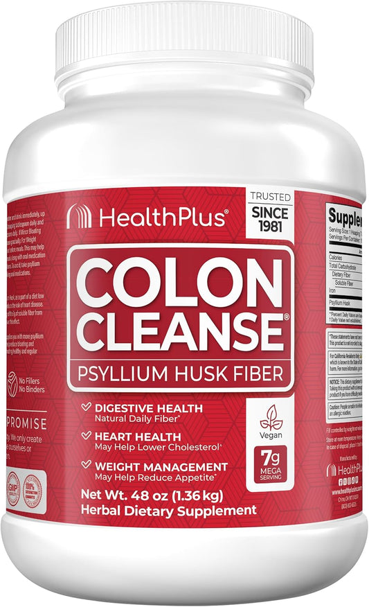 All Natural Colon Cleanse Fiber for Digestive Support and Heart Health - 48 Ounces, 194 Servings - BoostGo Australia
