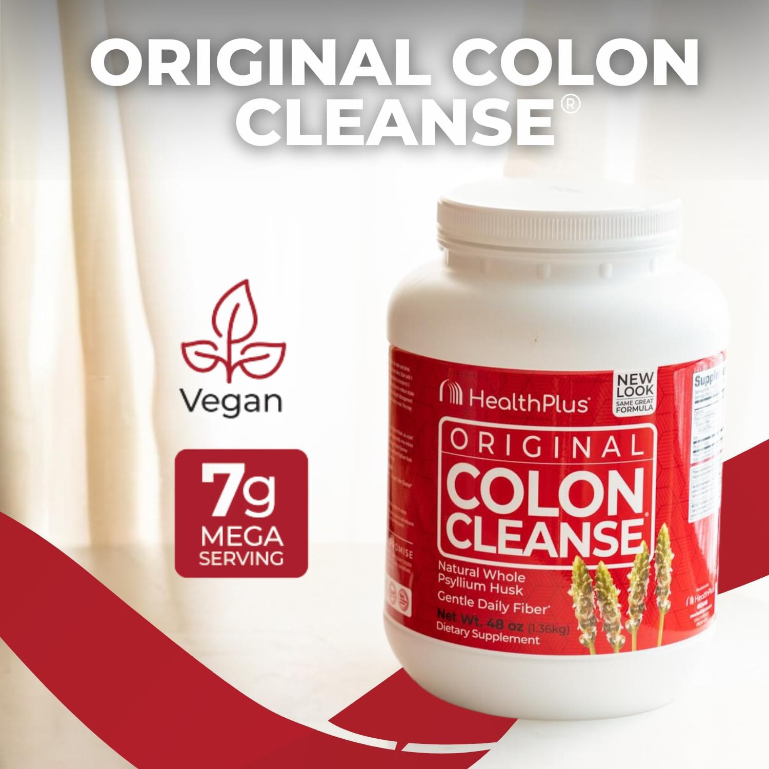 All Natural Colon Cleanse Fiber for Digestive Support and Heart Health - 48 Ounces, 194 Servings - BoostGo Australia