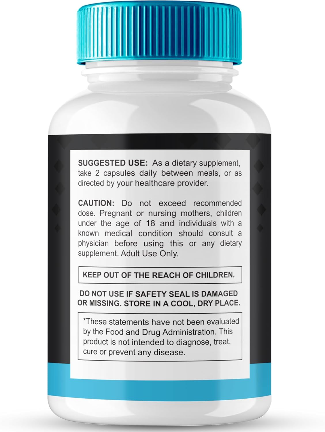 All-Natural Health Charm Supplement for Men - 120 Capsules for 60 Days Support