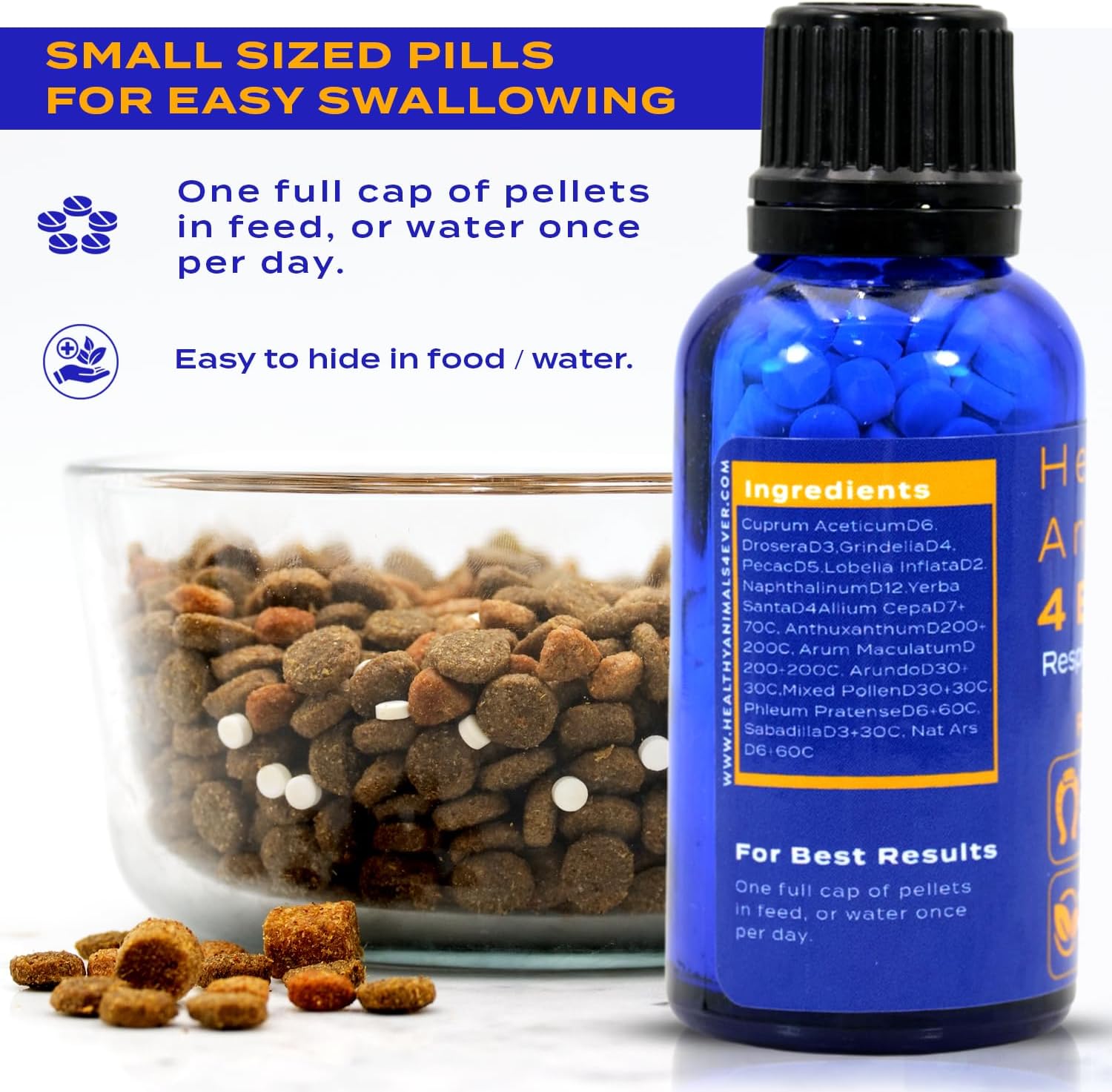 All-Natural Horse Respiratory Support Tablets for Heaves, Allergies & Infections
