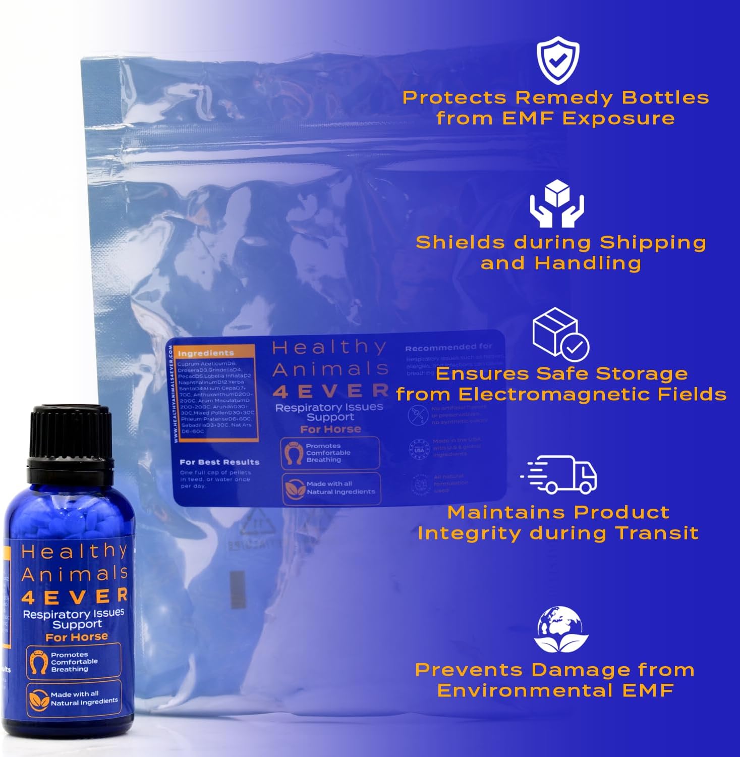 All-Natural Horse Respiratory Support Tablets for Heaves, Allergies & Infections