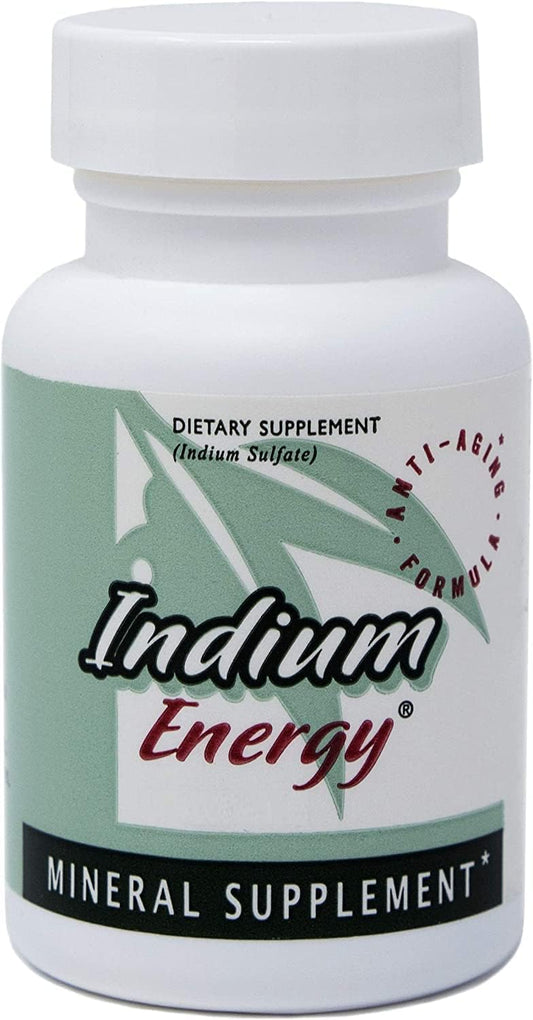 All Natural Indium Energy Supplement for Anti-Aging Support - Boost Energy, Mental Clarity, Sleep, Joint Health - 90 Capsules by EAST PARK Research