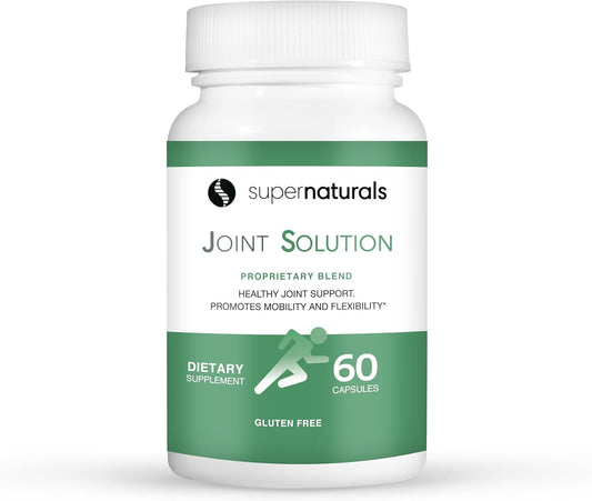 All-Natural Joint Support Supplement with Glucosamine, Chondroitin, MSM, Turmeric - Gluten-Free - 60 Capsules for Men, Women, Adults by JLM Nutritionals