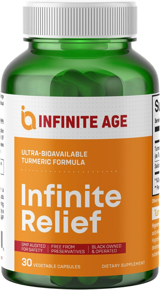 All-Natural Joint Support Supplement with Turmeric Extract and White Willow Bark - 30 Count, Vegan, Gluten Free - Made in USA