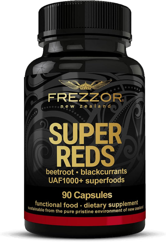 All-Natural New Zealand Red Superfood Energy Capsules with Antioxidants & Enzymes, 90 Capsules
