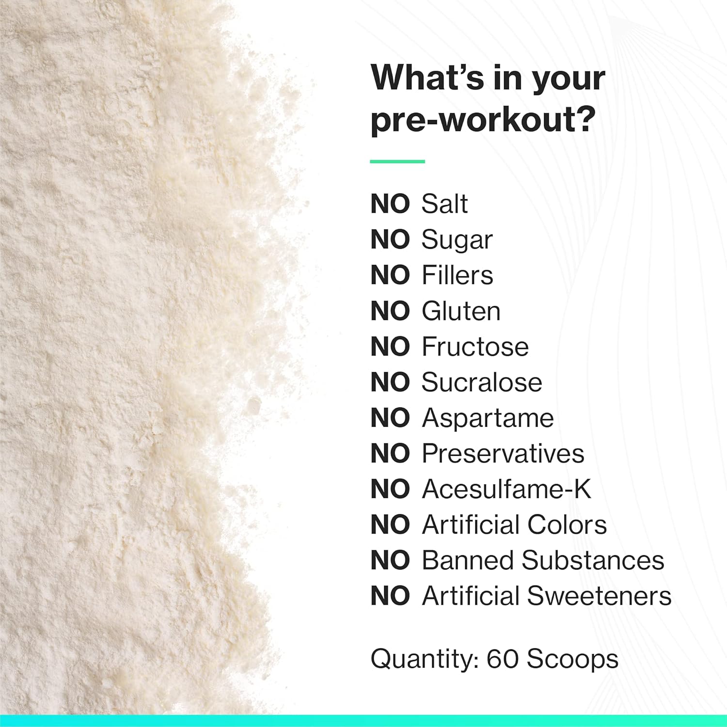 All-Natural Pre-Workout Powder for Energy, Focus, and Endurance - Vitamins PurePump, Citrulline, Beta Alanine, Vegan, Paleo, Keto - Unflavored (30 Servings)