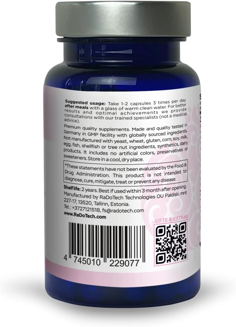 All-Natural RaDoTech ImmunoTune Immune Support Supplement - Boost Bodily Resistance and Defense, Fortify Immune Health - 60 Veg Capsules