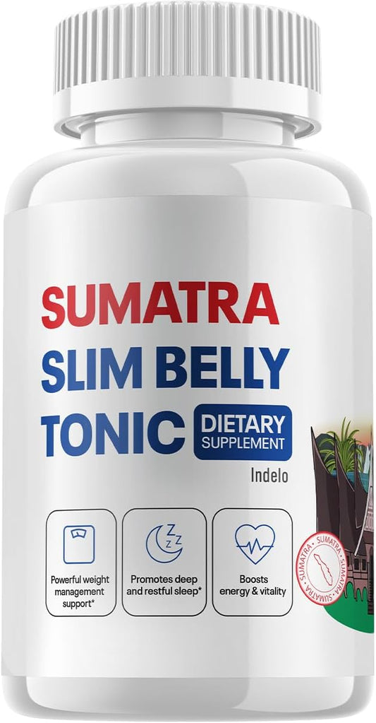 All-Natural Sumatra Slim Belly Tonic Dietary Supplement - Reviews for SlimBelly Pills (60 Capsules)