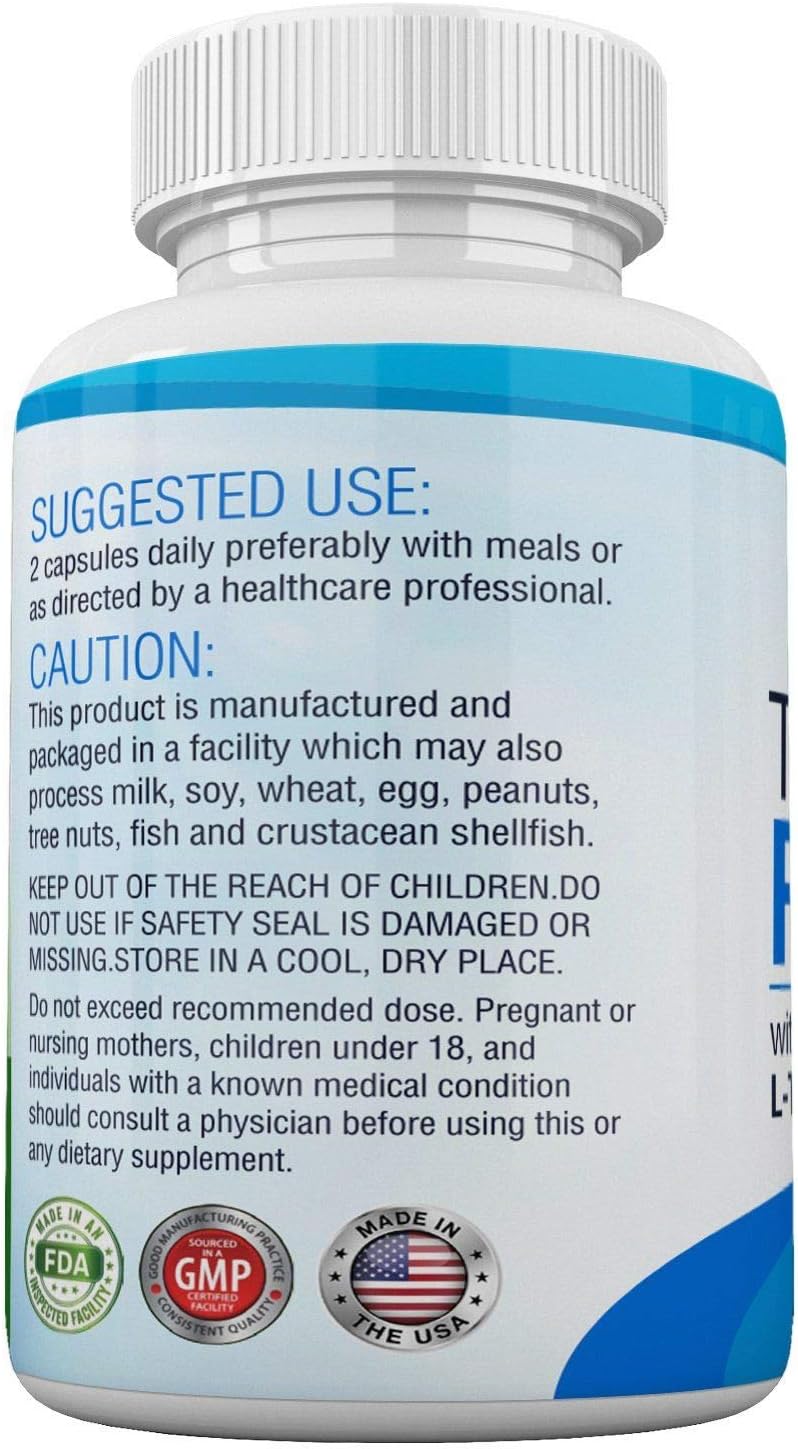 All-Natural Thyroid Support Complex Supplement for Energy Boost and Hormone Balance - 60 Veggie Capsules