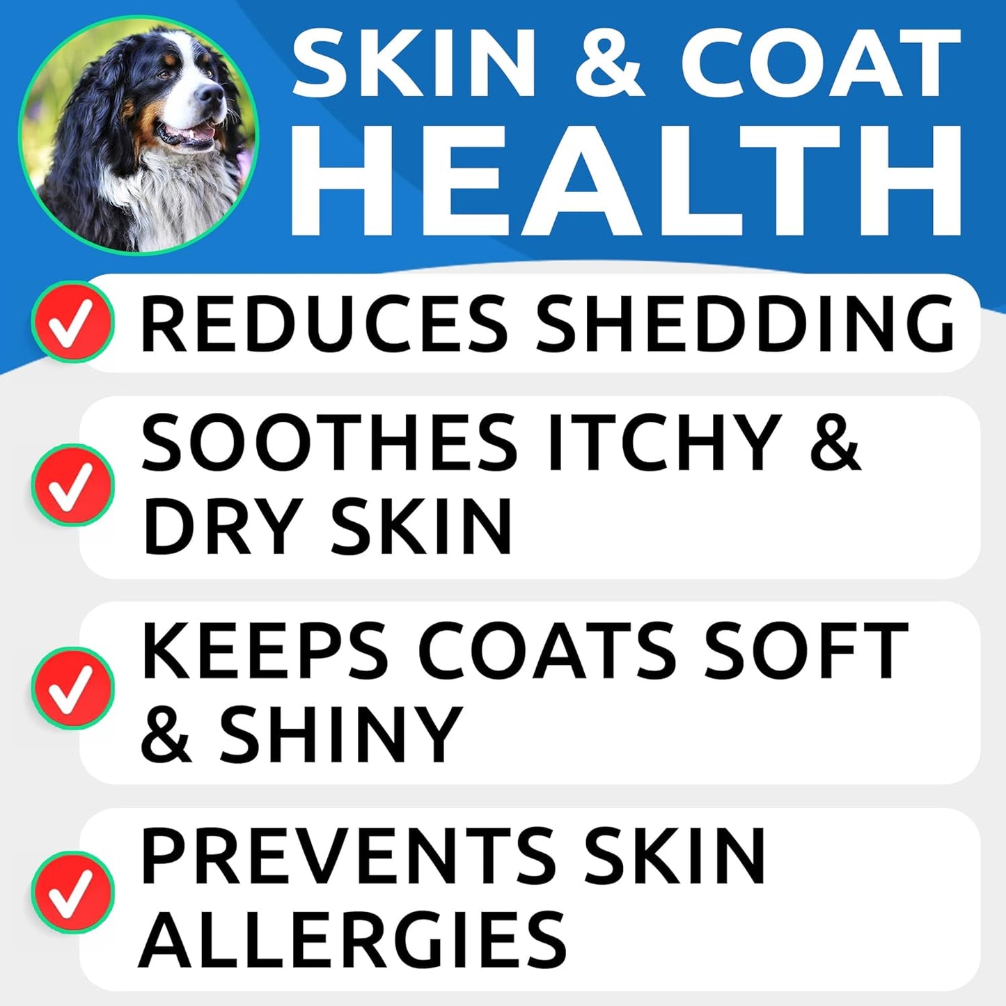 Allergy Relief Bundle for Dogs - Salmon Oil + Probiotics - Skin & Coat Support - Omega 3 Fatty Acids - 120 Chews + 32oz - USA Made