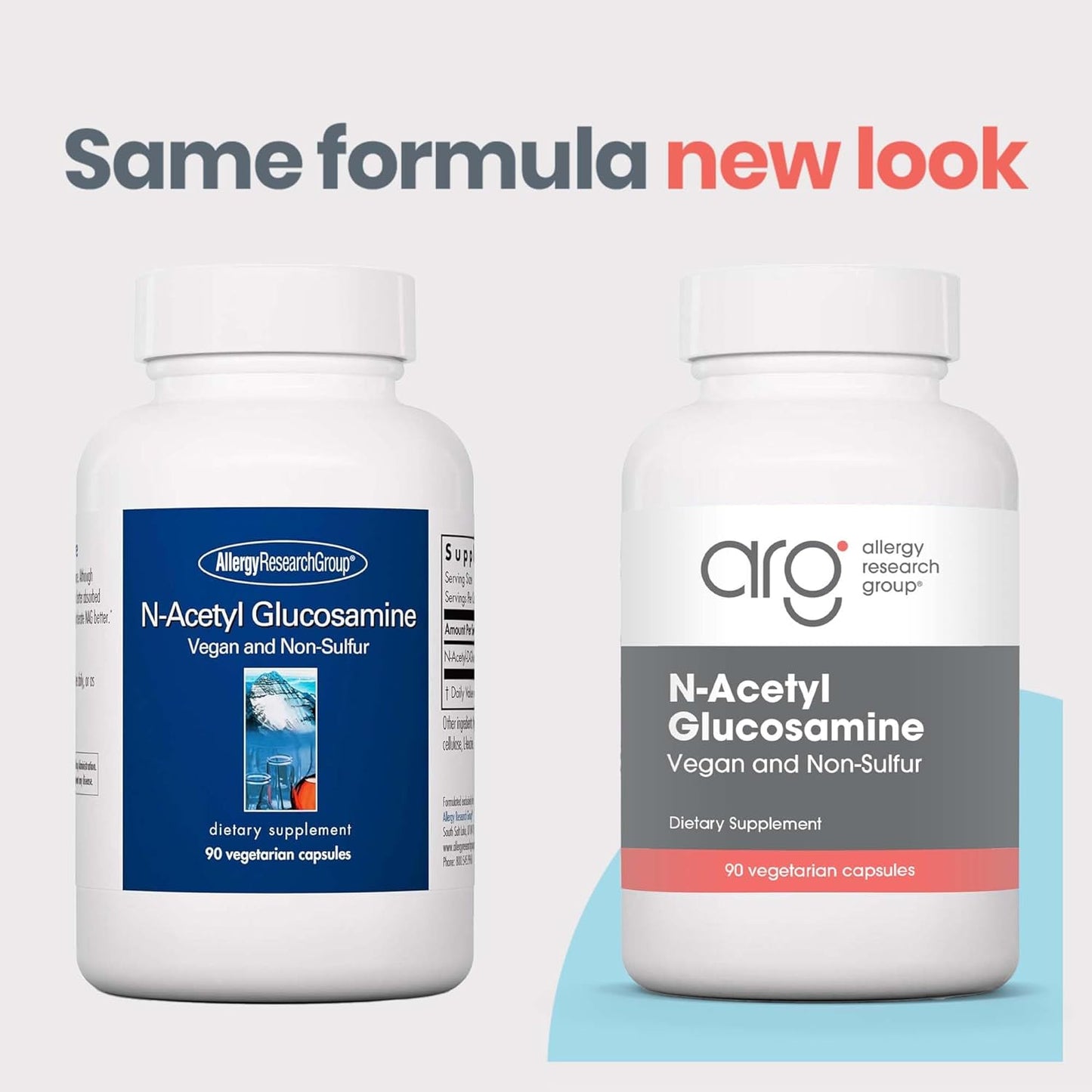 Allergy Research Group N-Acetyl D-Glucosamine 500mg Capsules - Joint Support Supplement for Healthy Joints - Vegan Formula - 90 Count