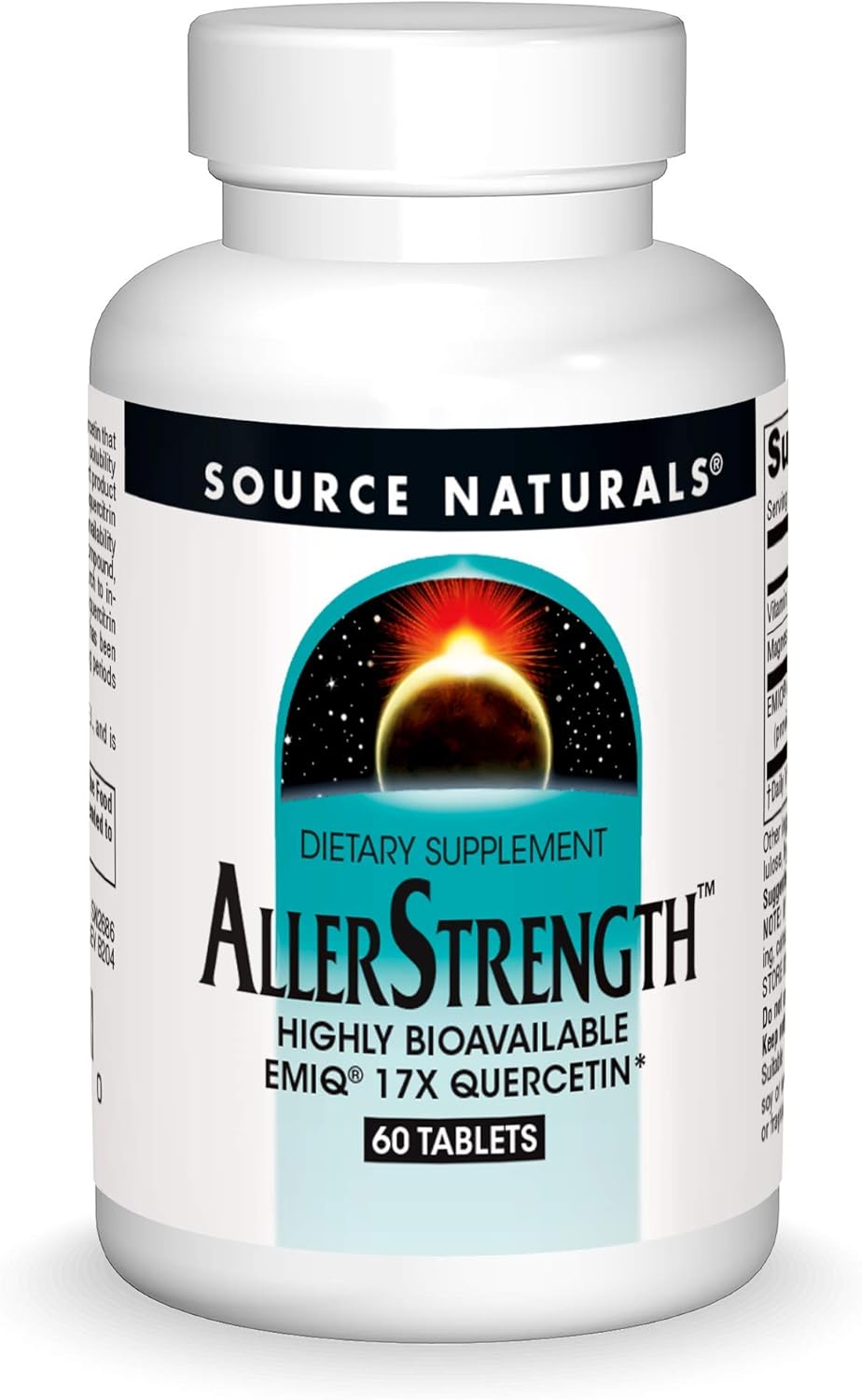 AllerStrength Fast-Acting Seasonal Immune Support with Quercetin - 60 Tablets for Enhanced Bioavailability