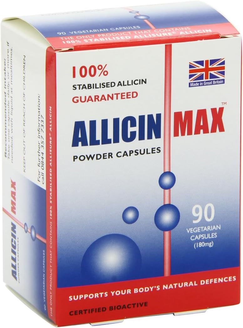 Allicin Max Supplement 2 Pack Bundle - 90 Capsules in Total - TOPNaturePlus