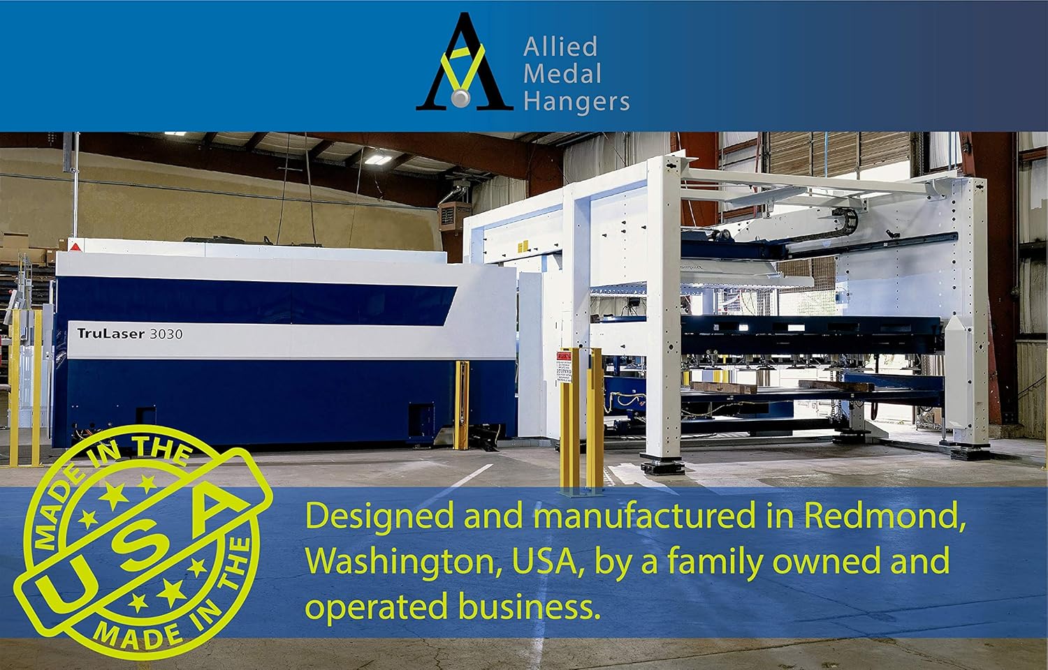 Allied Medal Hangers My First Marathon - Single Medal Holder (6'' Wide) - Book Antiqua/Book Antiqua Negative - Various Options