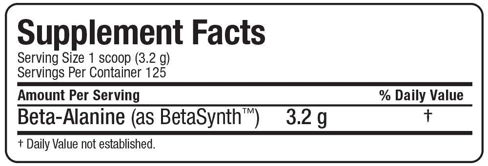 ALLMAX Nutrition Beta-Alanine Powder - 14.11 oz (400 g) - Muscle Endurance and Performance Booster