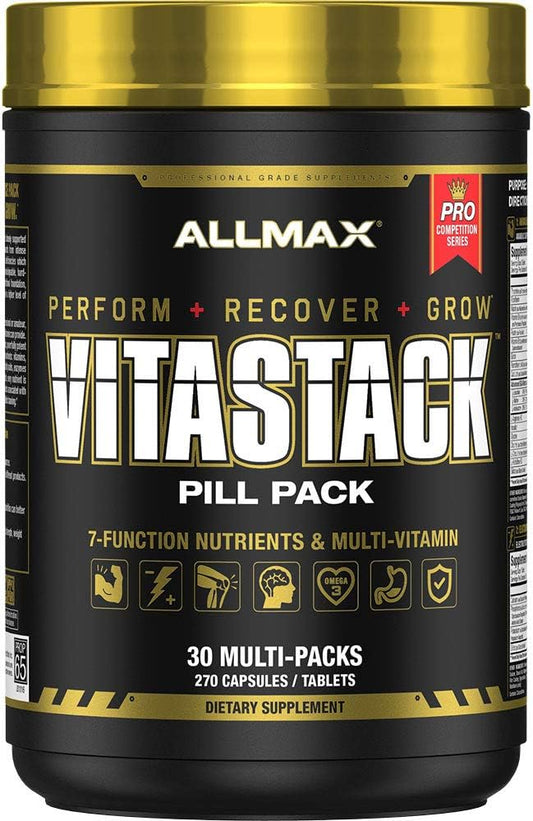 ALLMAX Nutrition Vitastack 30 Pack Vitamin and Nutrient Stack Packs