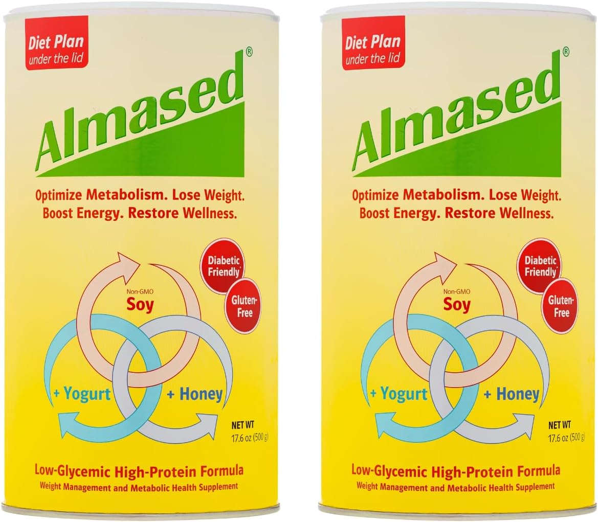 Almased Multi Protein Powder 2-Pack for Slimming Formula Support