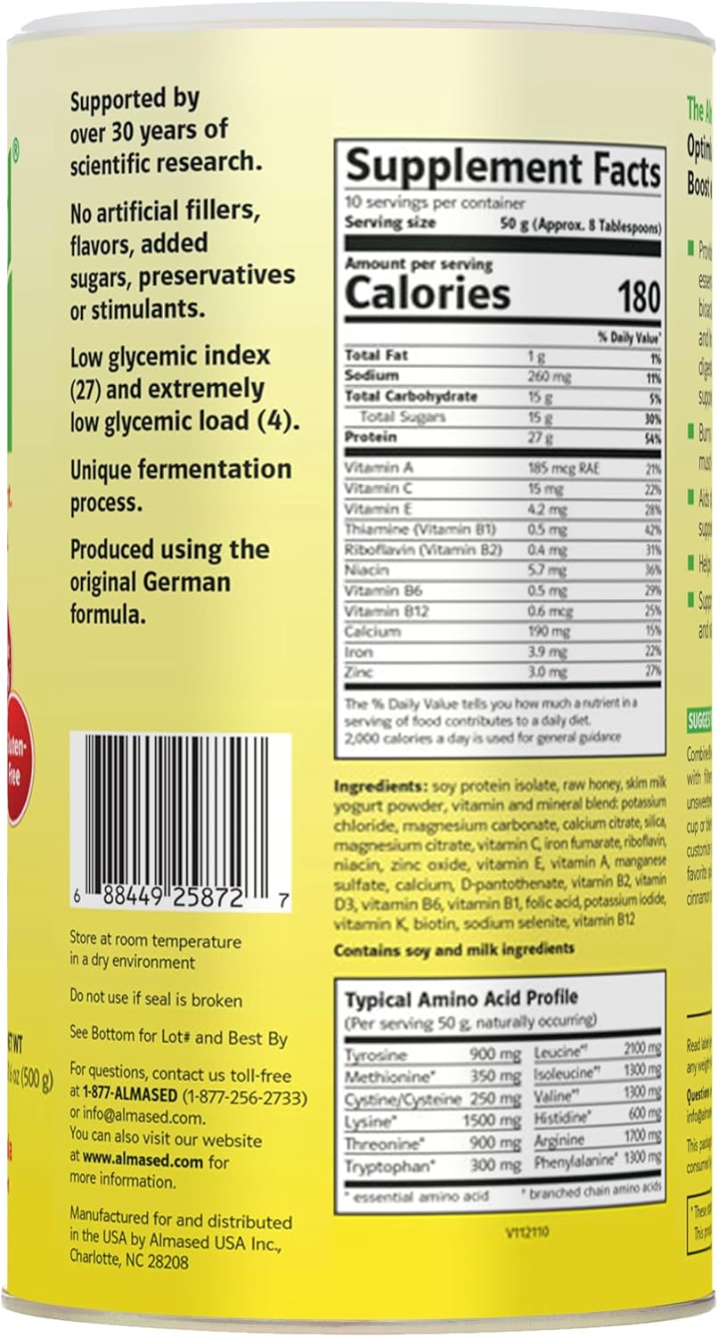 Almased Multi Protein Powder 2-Pack for Slimming Formula Support