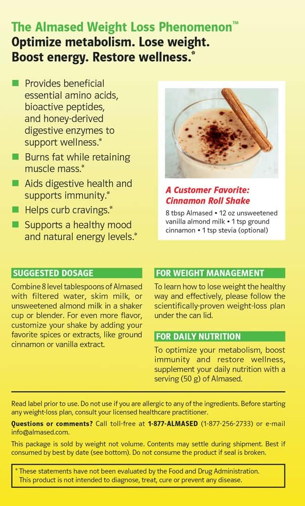 Almased Multi Protein Powder 2-Pack for Slimming Formula Support