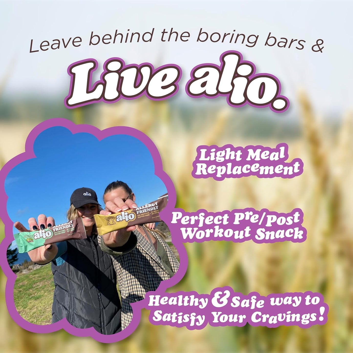 Almond: Choco Brownie Protein Bar - Top 9 Allergen Free, High Protein, Nut Free, Low Calorie, Vegan, Gluten Free, non-GMO, Plant Based, 12 Bars