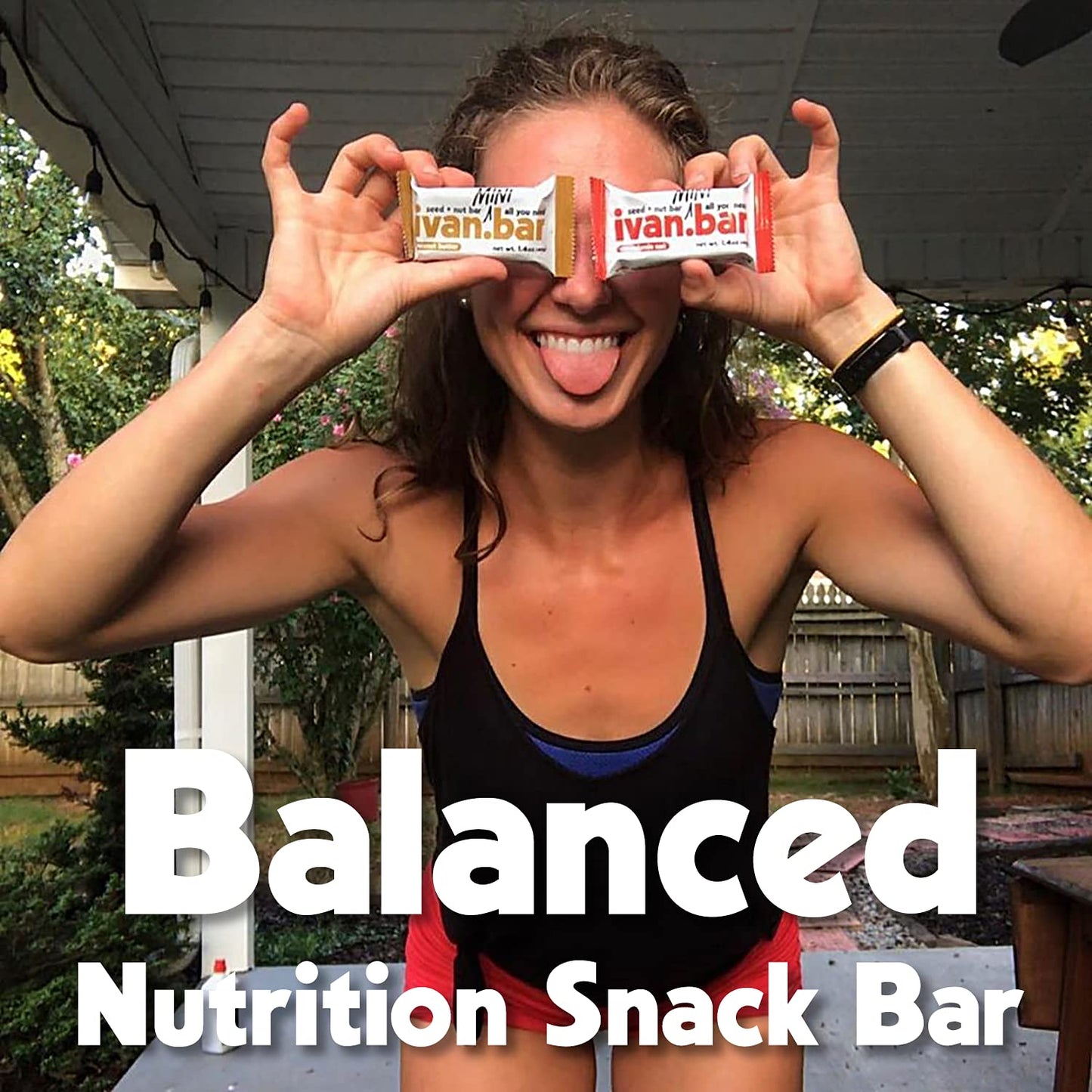 Almond Macadamia Protein Energy Snack Bar | Vegan & All Natural | Soy, Dairy, Gluten Free | Pack of 16 (2.5 oz) bars for Healthy Energy