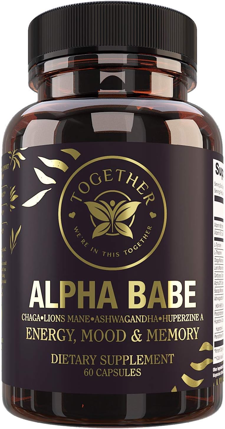 Alpha Babe Nootropic Supplement - Boost Memory, Mood, and Energy with Lions Mane, Chaga, and Ashwagandha