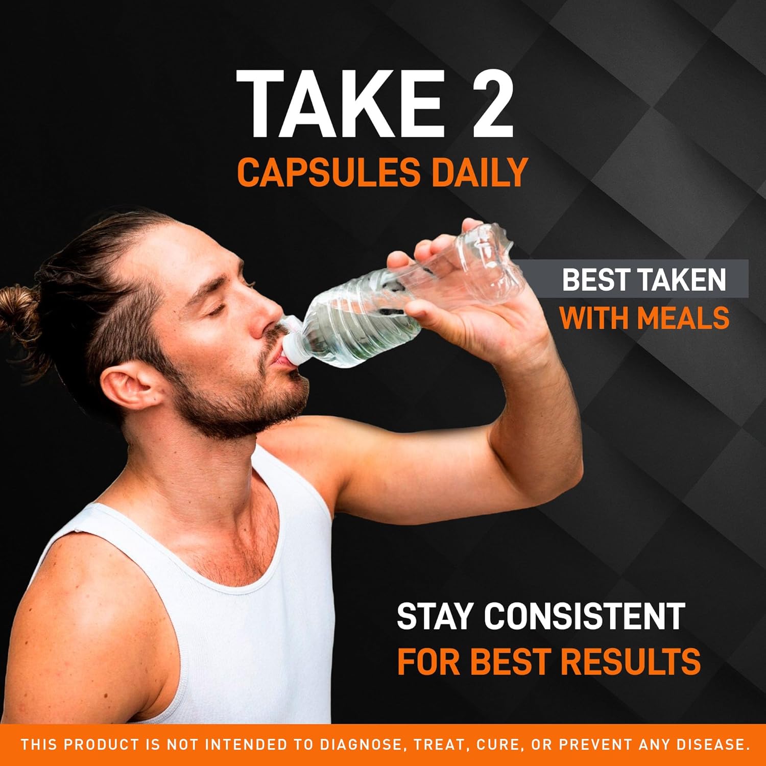 Alpha Horse Premium All-Natural Supplement for Men - 2 Pack, 120 Capsules - 60 Day Supply