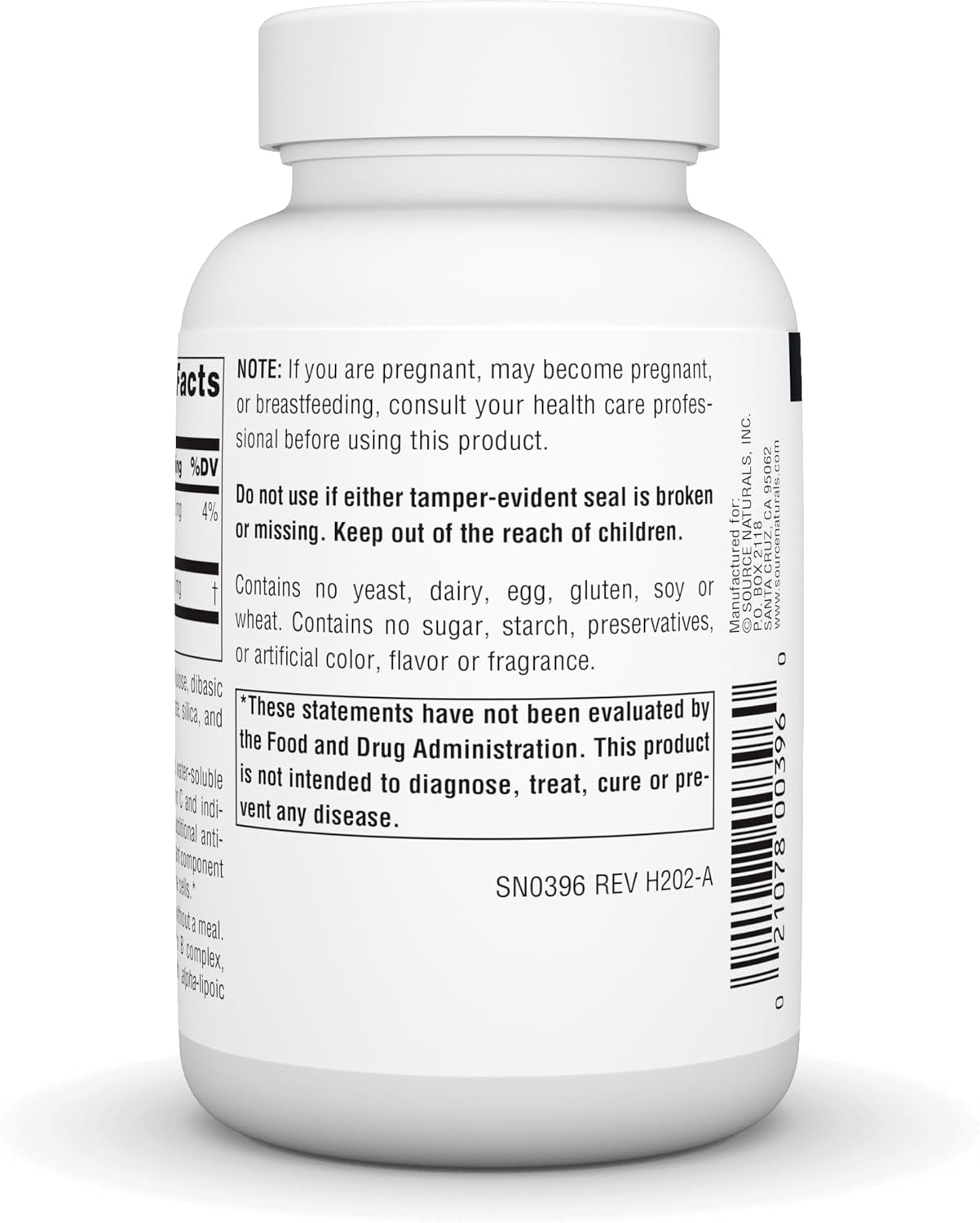 Alpha Lipoic Acid 200mg Tablets for Healthy Sugar Metabolism, Liver Function, and Energy - 120 Count
