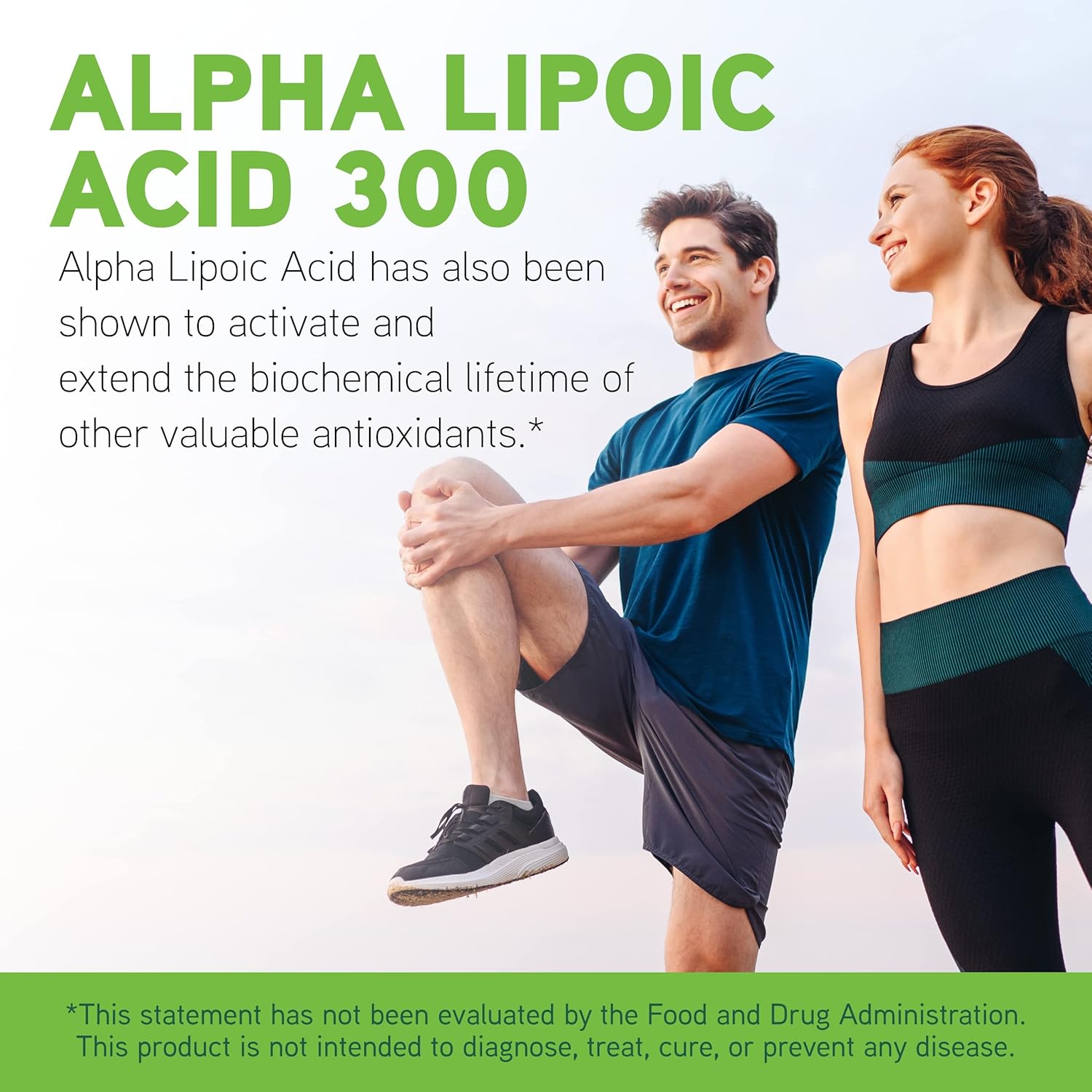 Alpha Lipoic Acid 300: Metabolism Support & Healthy Collagen - 300mg per Capsule - Gluten-Free - 60 Vegetarian Capsules